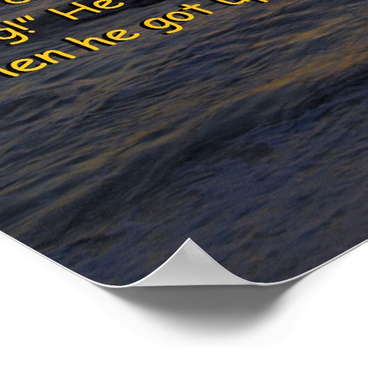 Matthew 8:25-26 poster (Ecke)