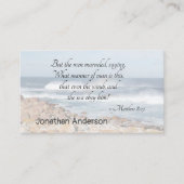 Matthew 8:27 Jesus beruhigt den Sturm, Bibelverse Visitenkarte (Vorderseite)