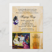 Matthew 9:18-26 Jesus bringt ein Mädchen zurück in Einladung (Vorne/Hinten)