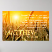 Matthew 9:37-38 poster (Vorne)