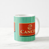 Matthew Cancer Modern Retro Kaffeetasse (VorderseiteRechts)