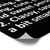 Matthew Definition Personalized Name Funny Birthda Poster (Ecke)