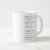 Matthew Ferry Worte der Weisheit Jumbo-Tasse (Vorderseite Rechts)