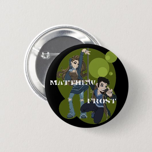 Matthew Frost Promo-Knopf Button (Vorne & Hinten)