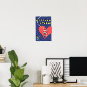 Matthew Gaydos Broken Heart Poster (Heimbüro)