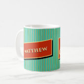 Matthew Gemini Modern Retro Kaffeetasse (Vorderseite Links)