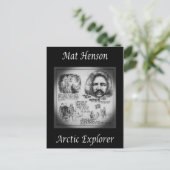 Matthew Henson ~ African-American Arctic Explorer~ Postkarte (Stehend Vorderseite)
