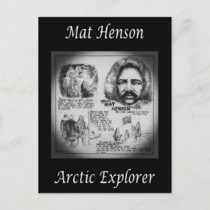 Matthew Henson ~ African-American Arctic Explorer~ Postkarte
