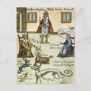 Matthew Hopkins (D 1647) Postkarte