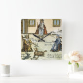 Matthew Hopkins (D 1647) Quadratische Wanduhr (Zuhause)