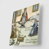 Matthew Hopkins (D 1647) Quadratische Wanduhr (Winkel)