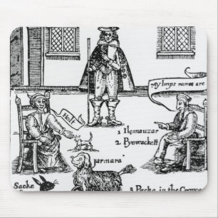 Matthew Hopkins, der Witchfinder General Mousepad