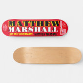 MATTHEW MARSHALL 8 1/4" Skateboard Deck (Horizontal)