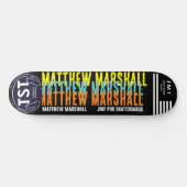 MATTHEW MARSHALL 8 1/4" Skateboarddecke Skateboard (Horizontal)