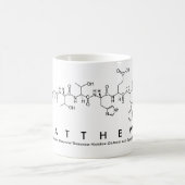 Matthew-Peptidnamen-Tasse Kaffeetasse (Mittel)