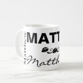 MATTHEW - Personalisieren der Tasse (Vorderseite Links)