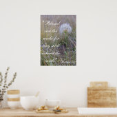 Matthew Poster 5:5 "gesegnet sind die Meek" (Küche)