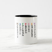 Matthew-Tasse Zweifarbige Tasse (Mittel)