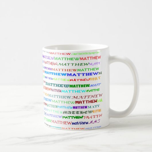 Matthew Text Design II Tasse II (Rechts)