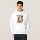 Matthew von Lindisfarne mittelalterliches Manuskri Hoodie (Vorne ganz)