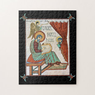 Matthew von Lindisfarne mittelalterliches Manuskri Puzzle