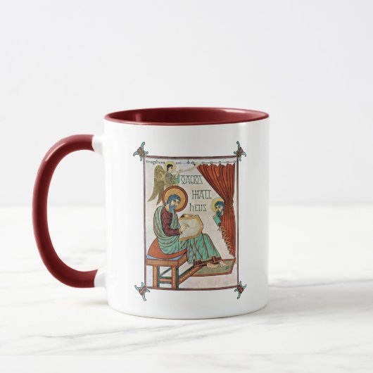 Matthew von Lindisfarne mittelalterliches Manuskri Tasse (Links)