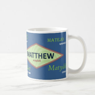 Matthewinternationale NamensTasse Kaffeetasse