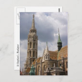 Matthias Church, Budapest Postkarte (Vorne/Hinten)