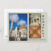 Matthias Church Postkarte (Vorne/Hinten)