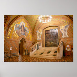 Matthias Church Vestibule, Budapest, Ungarn Poster