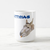 Matthias Name mit einem Donkey, Kaffee-Tasse Kaffeetasse (Mittel)