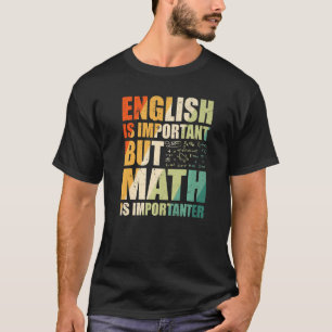Matthias Teacher Zitat Math ist wichtig für Retro T-Shirt