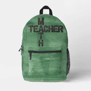 Matthias Teacher zurück zum Schulunterricht Bedruckter Rucksack