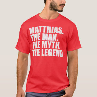 MatthiasMatthias Name Matthias Name Vorname T-Shirt