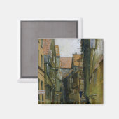 Matthiasstrasse in Hamburg, 1891 Magnet (Vorderseite/Rückseite)
