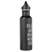 Matthik Zitat Funny Geek Lehrer Nerd Geschenk Edelstahlflasche (Links)