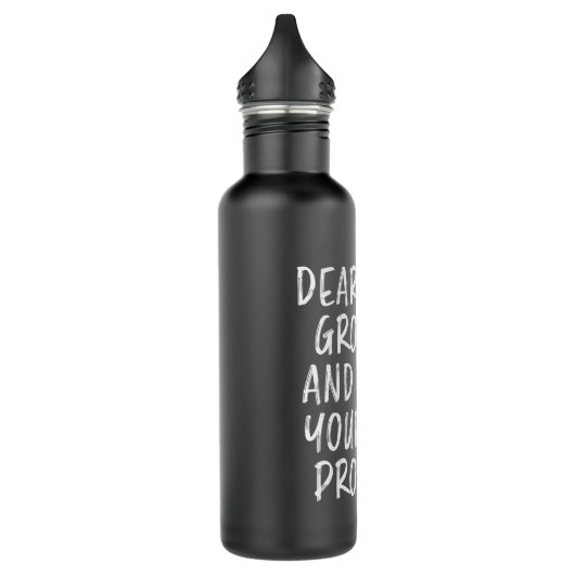 Matthik Zitat Funny Geek Lehrer Nerd Geschenk Edelstahlflasche (Links)