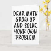 Matthik Zitat Funny Geek Lehrer Nerd Geschenk Karte (Gelbe Blume)