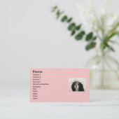 Mattie der König Charles Cavalier Visitenkarte (Stehend Vorderseite)