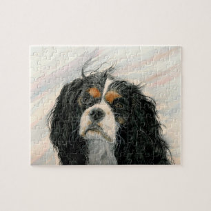 Mattie der unbekümmerte Königcharles Spaniel Puzzle