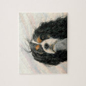 Mattie der unbekümmerte Königcharles Spaniel Puzzle (Vertikal)