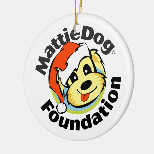MattieDog Verzierung Keramik Ornament (Links)