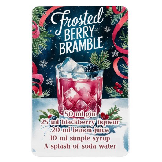 Mattiert Berry Bramble Magnet (Vertikal)