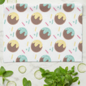 Mattiert Cake Pop Doughnut Sprinkles Sweet Feinsch Geschirrtuch (Gefaltet)