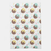 Mattiert Cake Pop Doughnut Sprinkles Sweet Feinsch Geschirrtuch (Vertikal)