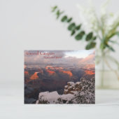 Mattiert Canyon Postkarte (Stehend Vorderseite)
