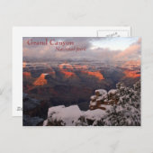 Mattiert Canyon Postkarte (Vorne/Hinten)