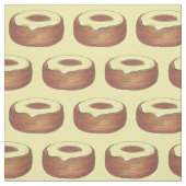 Mattiert Croissant Donut Doughnut Konditorei Stoff (Muster)