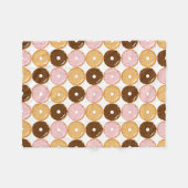 Mattiert Donut Pattern Fleecedecke (Vorderseite (Horizontal))