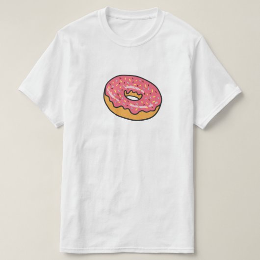 Mattiert Donut T-Shirt (Design vorne)